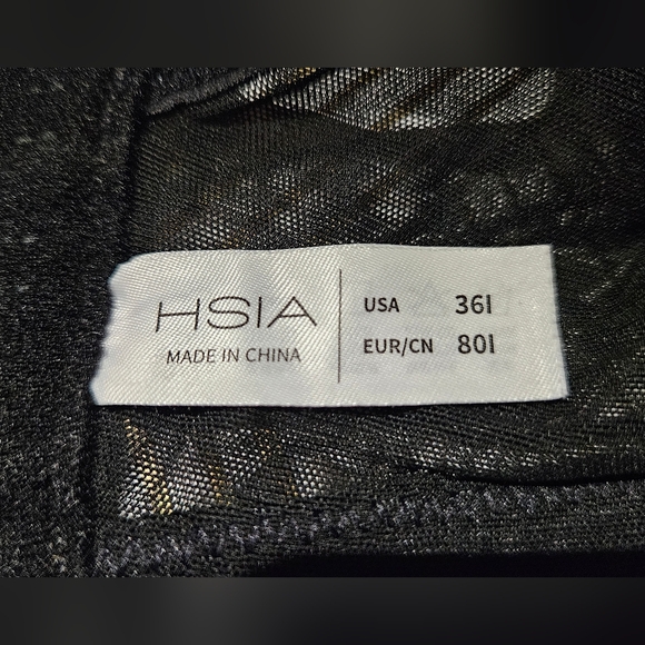 HSIA Unlined Convertable Strap Bra Size 36I - Picture 6 of 7